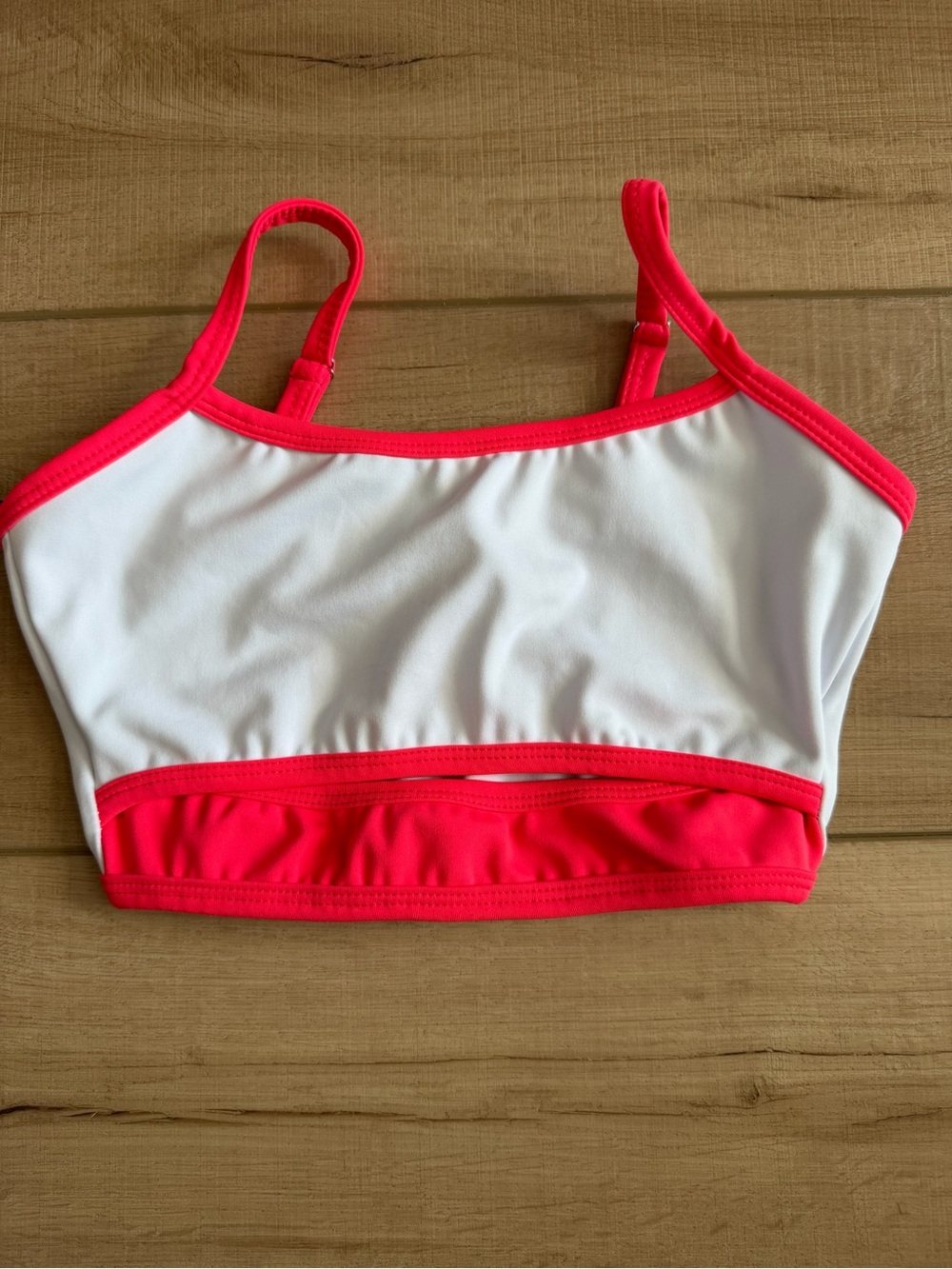 FIVE DANCEWEAR Top with Neon Pink Trim
